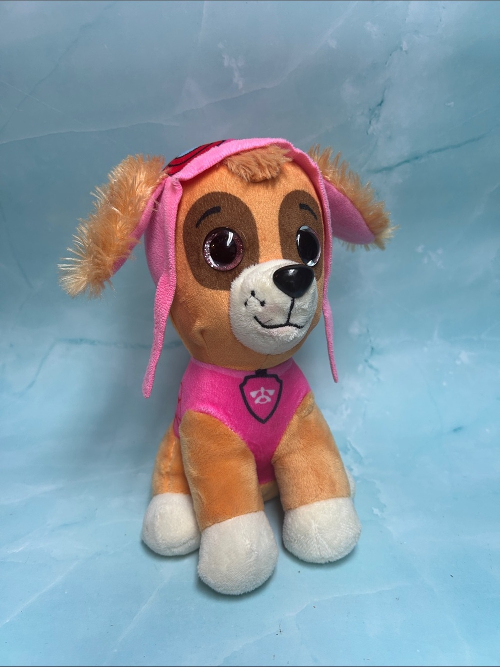 Paw Patrol Skye Plush Dog With Sparkly Eyes Stuffed Animal Toy Cute! 9 inches